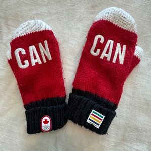 Oylmpic Vancouver 2010 Olympic Mittens Alpine Skiing Team Canada